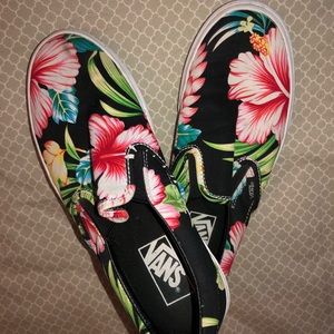 Tropical Slip On Vans